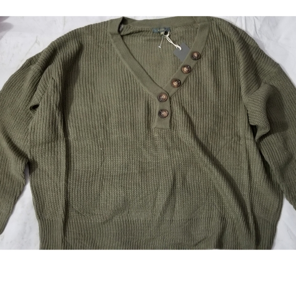 🍃Half Button Sweater🍃 - Picture 7 of 8